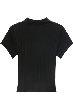 Filippa K Ribbed-knit mock neck top