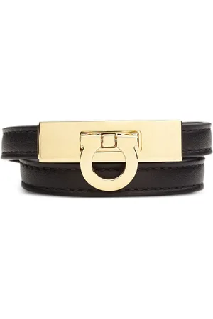 Salvatore Ferragamo Gancini double twist bracelet