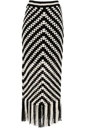 ZIMMERMANN Halliday crochet midi skirt