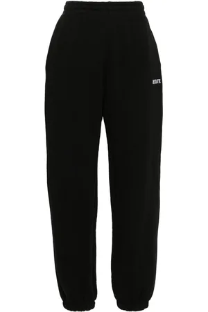 ROTATE Logo-embroidered track pants