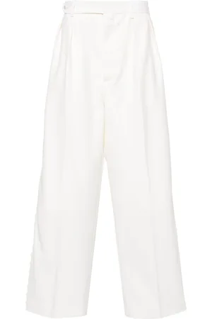 BODE Lace-trim tapered trousers