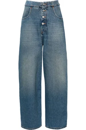 Maison Margiela High-rise wide-leg jeans