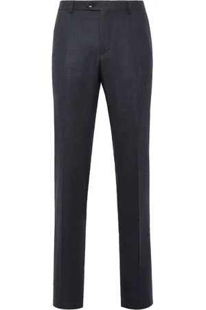 BILLIONAIRE Tapered-leg wool-blend trousers