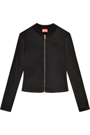 Diesel Oper logo-embroidered jacket