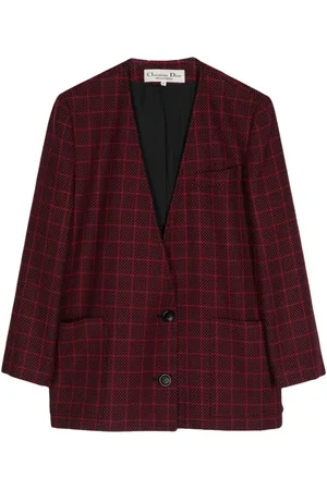 Dior Checked single-breasted blazer