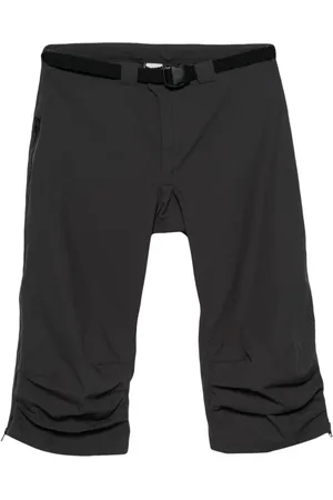 GR10K Belted canvas long shorts