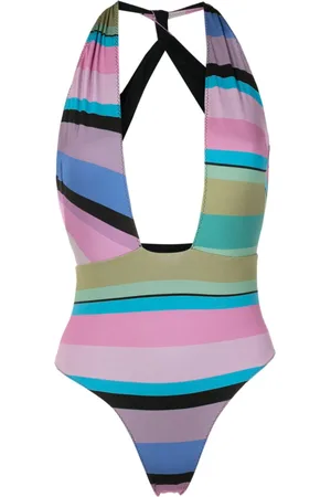 CLUBE BOSSA Welch plunging swimsuit