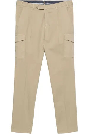 PT Torino Pressed-crease slim-fit trousers