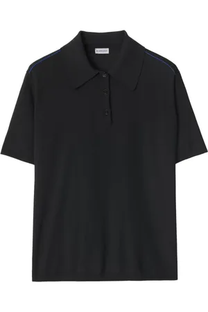 Burberry Short-sleeve wool polo shirt