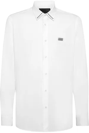 Philipp Plein Stud-detailing poplin shirt