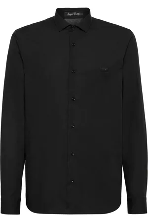 Philipp Plein Tiger-print crystal-embellished shirt