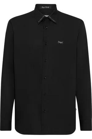 Philipp Plein Stud-detailing poplin shirt