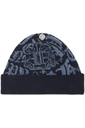 Philipp Plein Logo-jacquard wool beanie