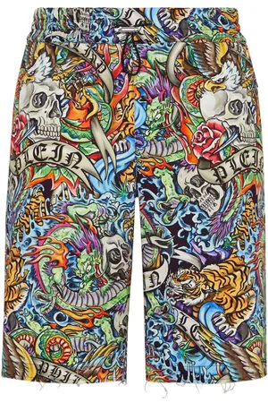Philipp Plein Graphic-print shorts