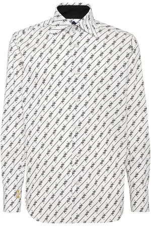 BILLIONAIRE Monogram cotton shirt