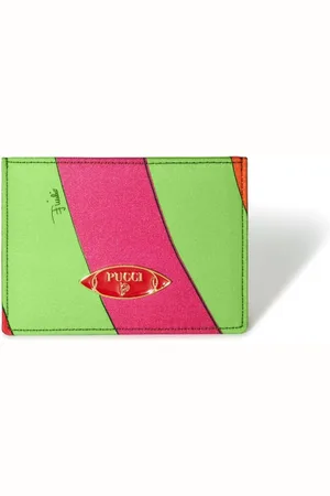 Puccini Iride-print card holder