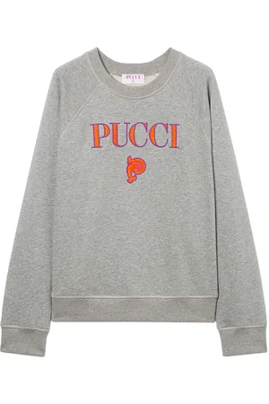 Puccini Logo-embroidered cotton sweatshirt