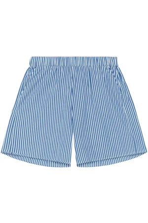 JOHN ELLIOTT Leisure striped cotton shorts
