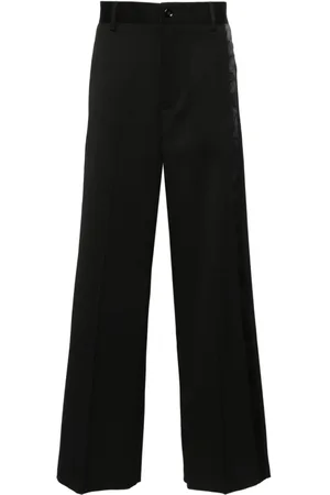 Maison Margiela Single stitch-logo trousers