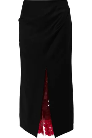 16Arlington Zure sequin-underlay midi skirt