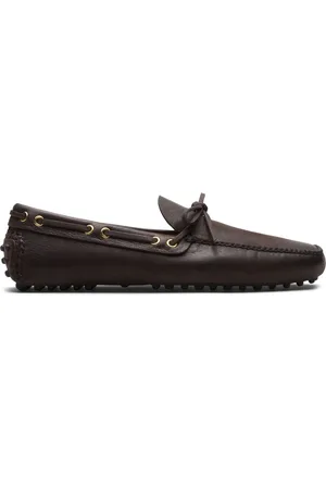 CAR SHOE Soft Antique leather boat shoes