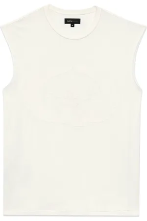 Purple Brand Crest cotton tank top
