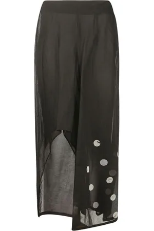 YOHJI YAMAMOTO Asymmetric midi skirt