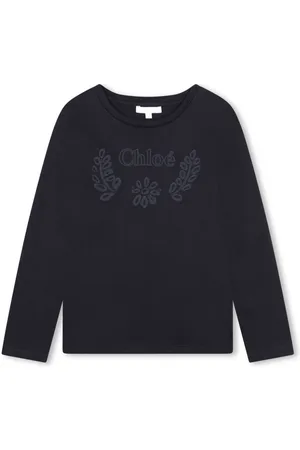 Chloé Logo-embroidered cotton T-shirt