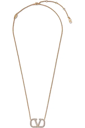 VALENTINO GARAVANI VLogo Signature embellished necklace