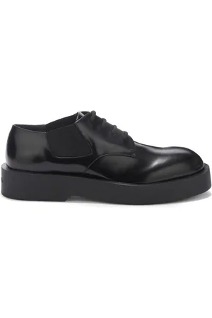 Jil Sander Chunky-sole leather Derby shoes