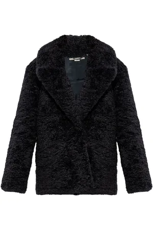 Stella McCartney Faux-shearling single-breasted jacket