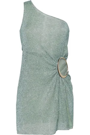 Oseree Lumière Maxi-O lurex minidress