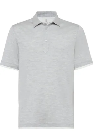 Brunello Cucinelli Contrast-trim polo shirt