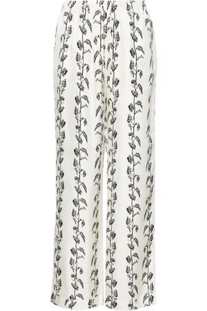 ASCENO Aurelia mid-rise straight-leg trousers