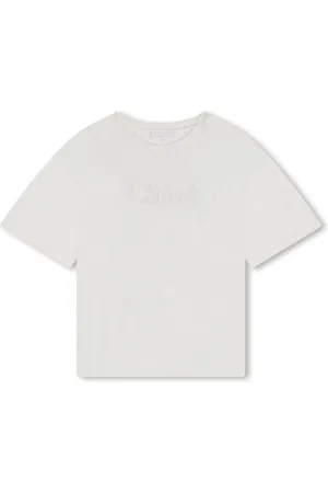 Chloé Embroidered-logo cotton T-shirt