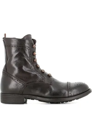 Officine creative Lace-up leather boots