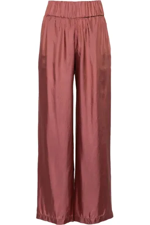 Aspesi Straight-leg satin trousers