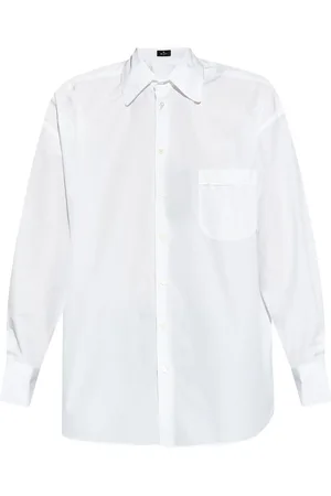 Etro Logo-embroidered poplin shirt