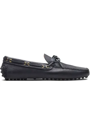 CAR SHOE Lace-up leather boat shoes