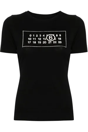 Maison Margiela Numbers-motif cotton T-shirt