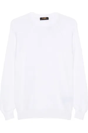 MOORER Ribbed crew-neck jumper