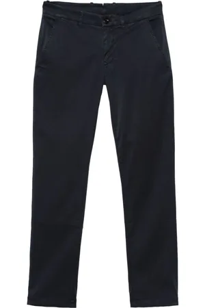 MOORER Gabardine tapered trousers