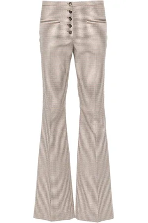 Courrèges Tailored checked trousers