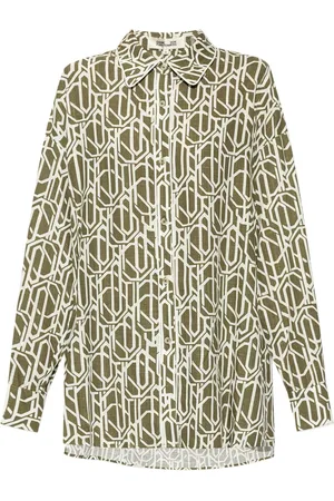 Diane von Furstenberg Abstract-print long-sleeve shirt