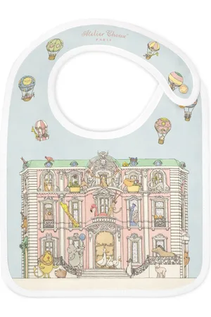 Atelier Choux Monceau Mansion organic cotton bib