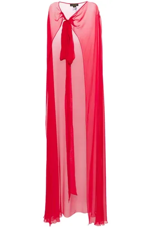 Zuhair Murad Silk-chiffon cape