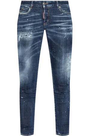Dsquared2 Logo-patch cotton jeans