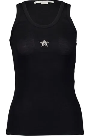 Stella McCartney Star-print detail tank top