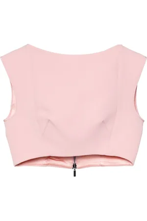 MATICEVSKI Cap-sleeve cropped top
