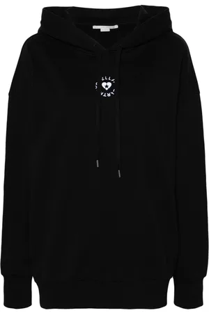 Stella McCartney Logo-embroidered cotton hoodie